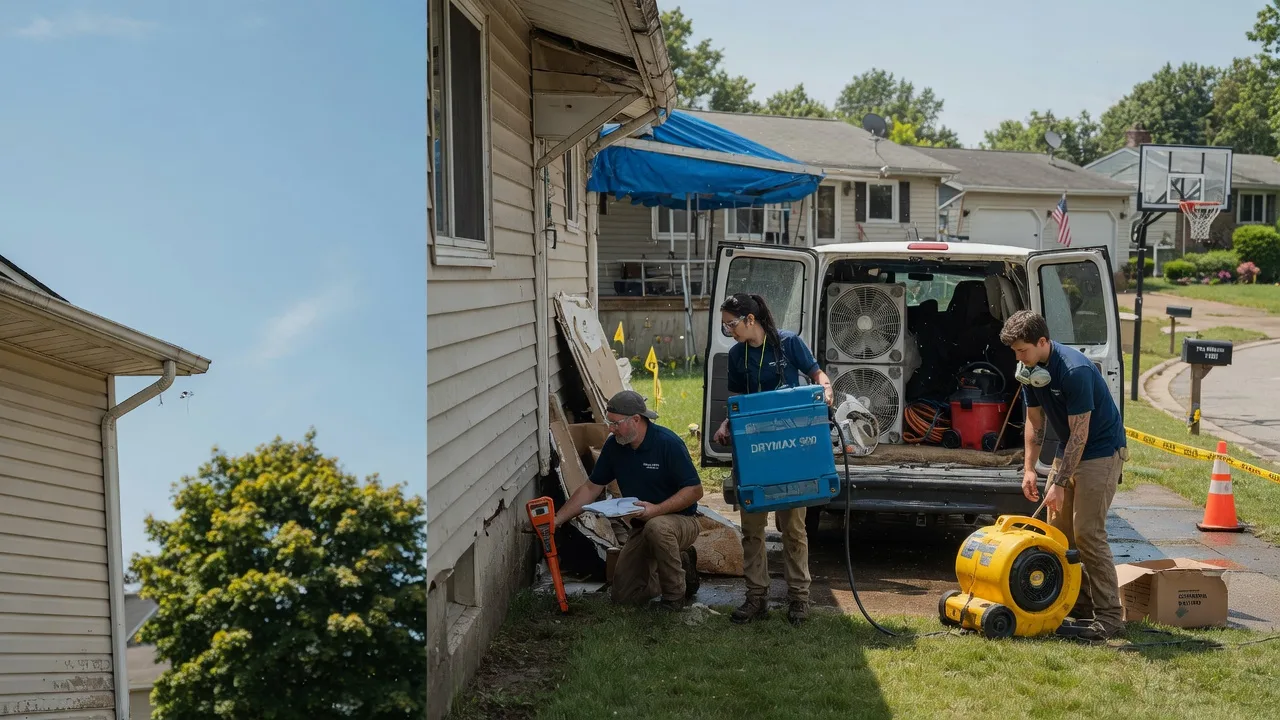 Ceiling Leak Cleanup in Salem, IN near me